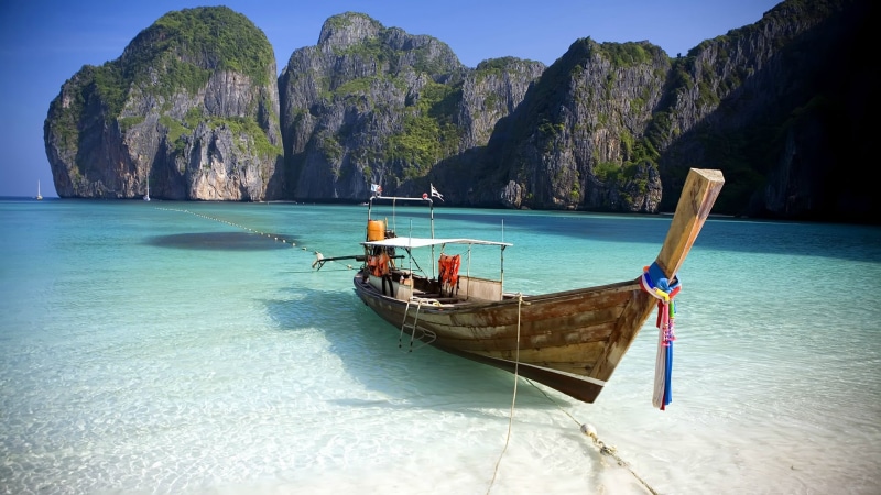 ship, no people, small boat, paddle, ocean, tourism, scenics - nature, tranquility, tropical, craft, vacation, holiday, boats, nautical vessel, oar, travel