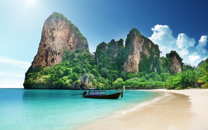 Rai Leh, Railay Beach, Peninsula, Thailand beaches, 2K