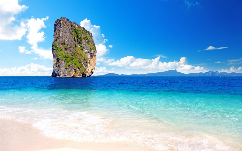 amazing, beach, thailand, wide, railay, 2K