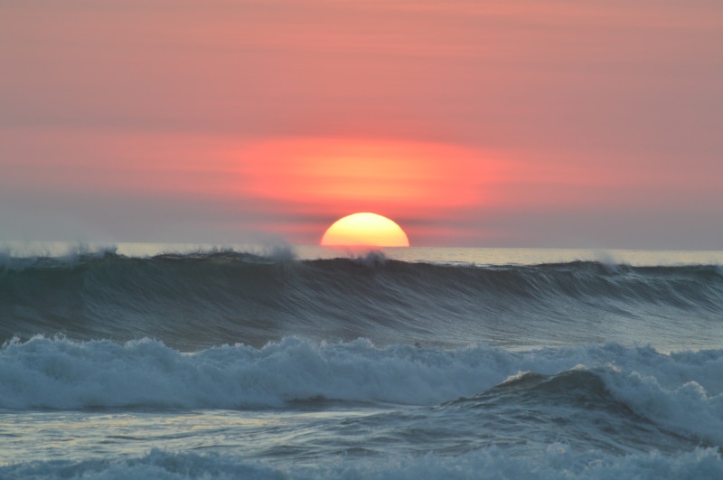 view, ocean, sunrise - Dawn, horizon, beach, nature, summer, scenics - nature, idyllic, no people, coastline, horizon over water, outdoors, tropical, sky