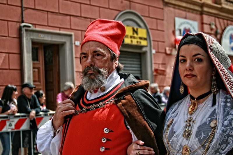 italy, folklore, adult, architecture, senior adult, portrait, mature men, men, street, clothing, 4K, males, cagliari, city, building exterior, lifestyles