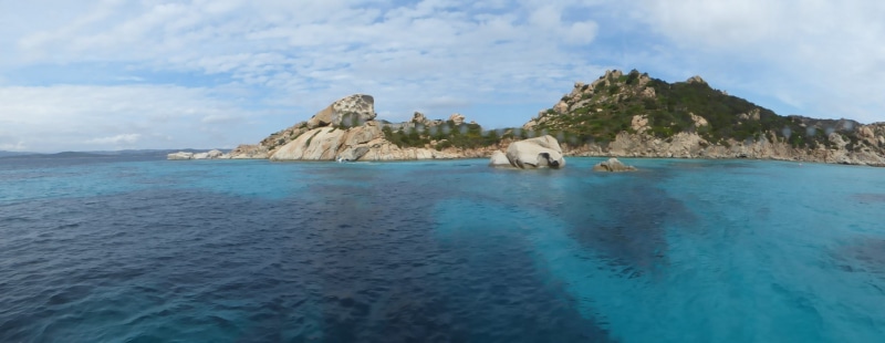 coast, no people, scenics - nature, cloud - sky, mediterranean, tranquil scene, beach, island, land, architecture, la maddalena, tranquility, beauty in nature
