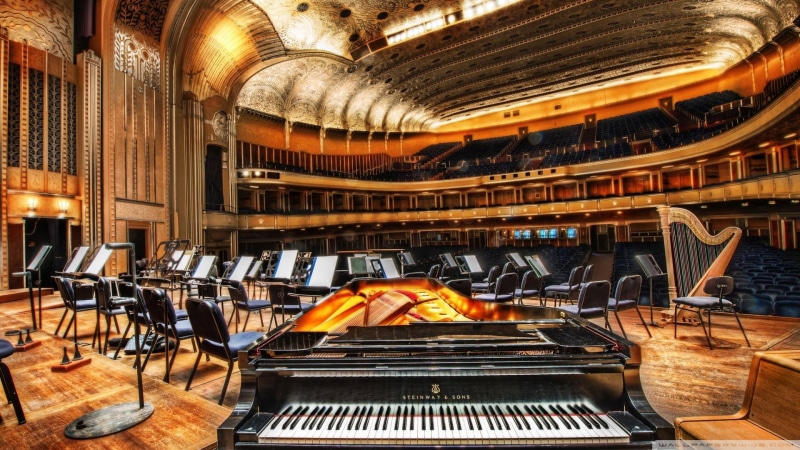 music, theater, concer, orchestra, 1080P, nature and landscapes, concerts, hall, clevel, severance