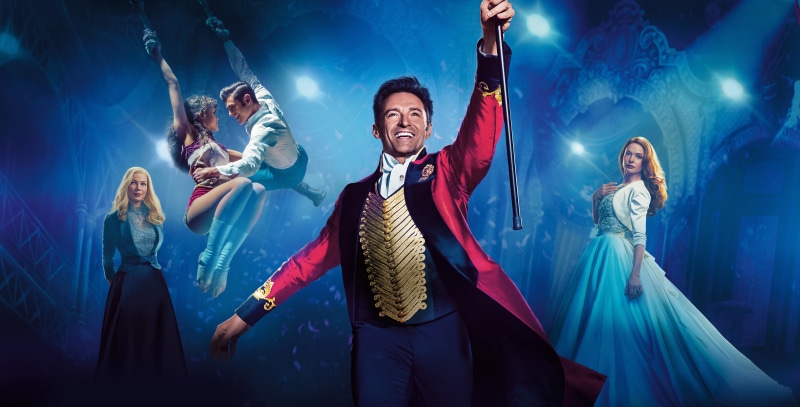Rebecca Ferguson, musical, theater, 8K, 4K, play, Michelle Williams, poster, Hugh Jackman, The Greatest Showman, 8K