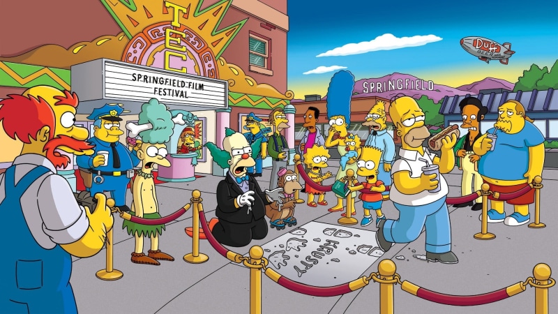 simpsons, travel destinations, travel, musical equipment, leisure activity, multi colored, guitar, architecture, arts culture and entertainment, rock music