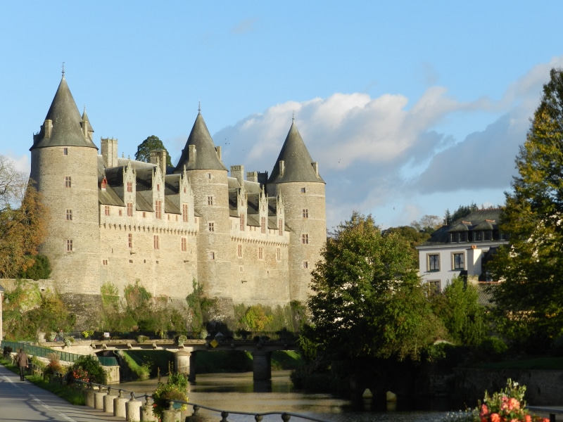 travel, brittany, heritage, architecture, france, nature, the past, tree, place of worship, ancient monument, building exterior, spirituality, château josselin