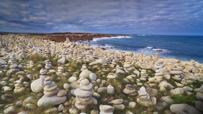 Brittany, France, armor, d, Cotes dArmor, pink granite coast, sea, beach, cotes, stones, 1080P