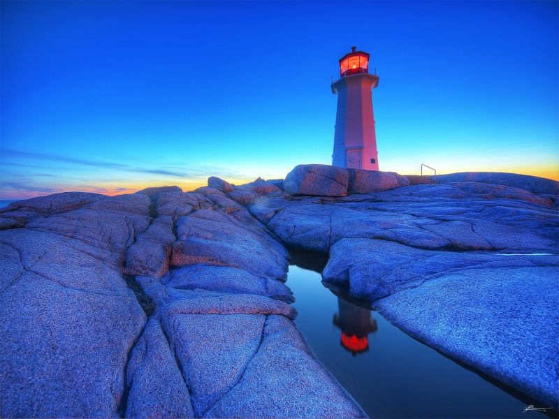 white light, rocks, outdoors, light, striking, tower, fantastic, beautiful, peggys cove, amazing, halifax  nova scotia, sunset, sea, nature, white, moving