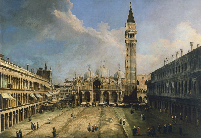 pointed, italy, venice - Italy, europe, nature, crowd, people, religion, tower, arch, the past, town Square, 1080P, building Exterior, real people, large group of people