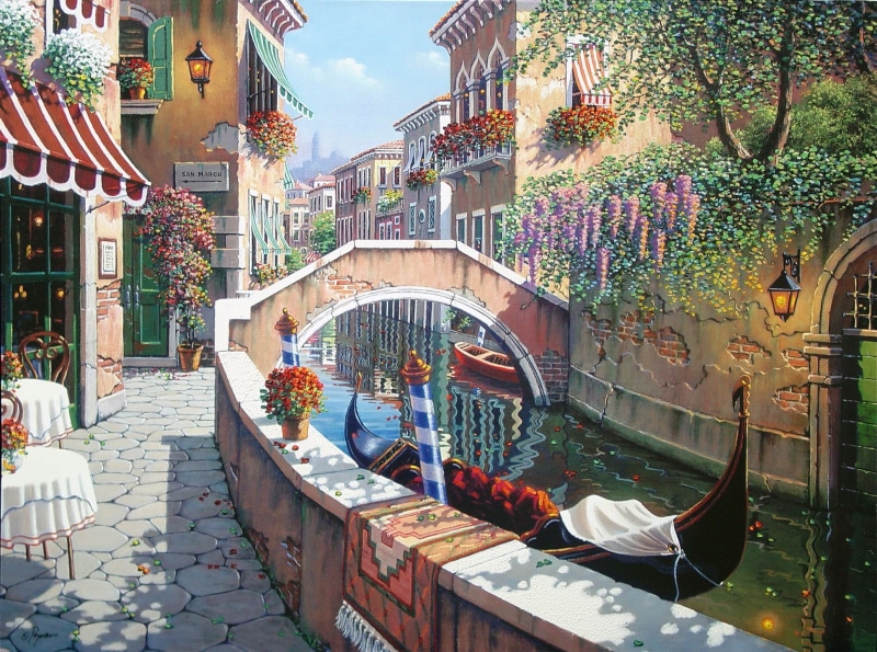 tourist, residential district, europe, outdoors, facade, urban Scene, venice - Italy, channel, cultures, building Exterior, cityscape, balcony, plant, Italy