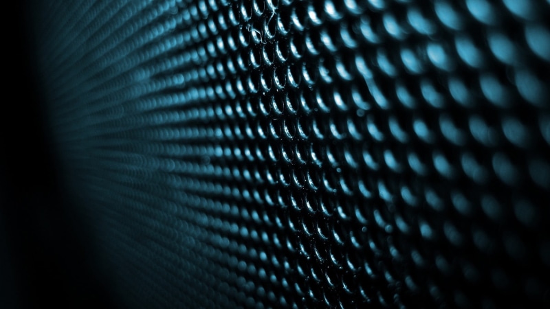 macro, backgrounds, honeycombs, white, music, dark, 1080P, close-up, blurred, indoors, textured, no people, polka, grid, abstract, black, black background