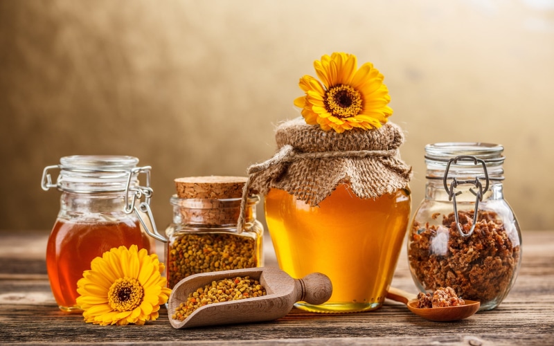 healthy Eating, food, seed, no people, four, 2K, freshness, focus on foreground, close-up, table, honey, healthcare And Medicine, backgrounds, food and drink