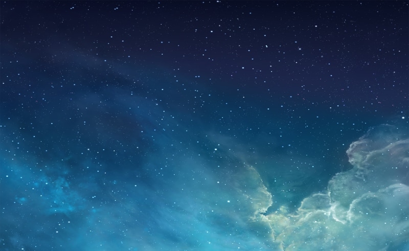 sky, Android, tranquility, idyllic, Computers, scenics - nature, blue, low angle view, ios, star - space, space and astronomy, night, outdoors, no people