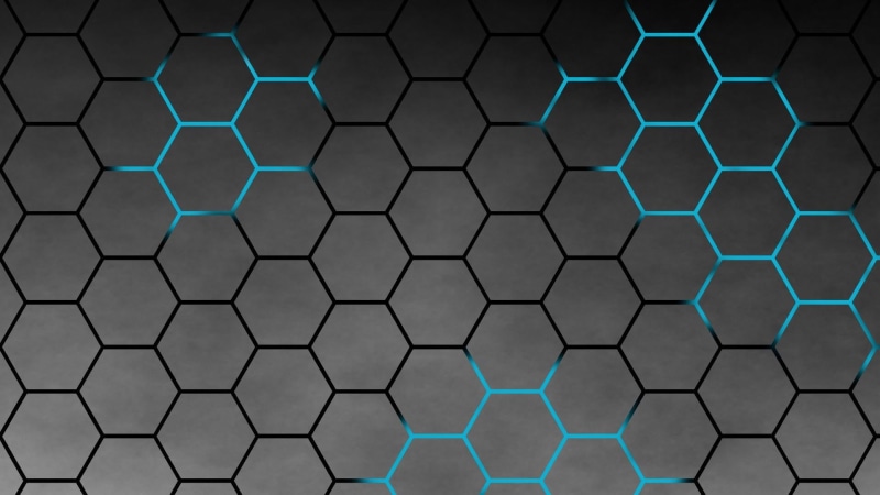 backgrounds, green color, shape, artwork, grid, digital art, day, hexagon, outdoors, close-up, full frame, no people, circle, honeycomb, 1080P, high angle view