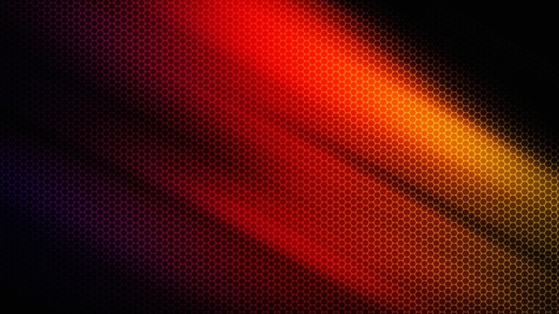 Light, Red, Pattern, Colors, Honeycomb, Abstract, 1080P
