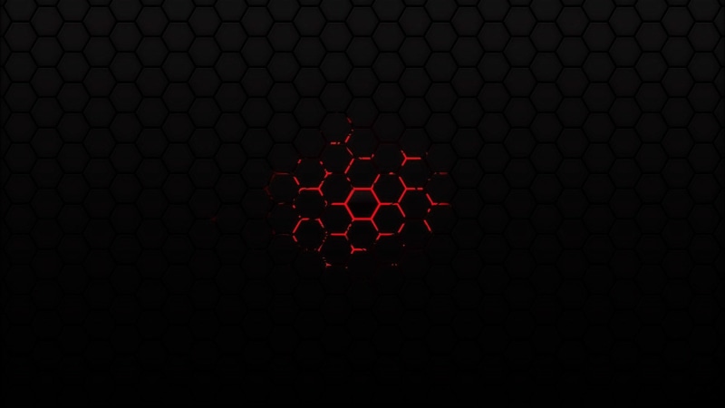 Pattern, 1080P, Abstract, honeycombs, red