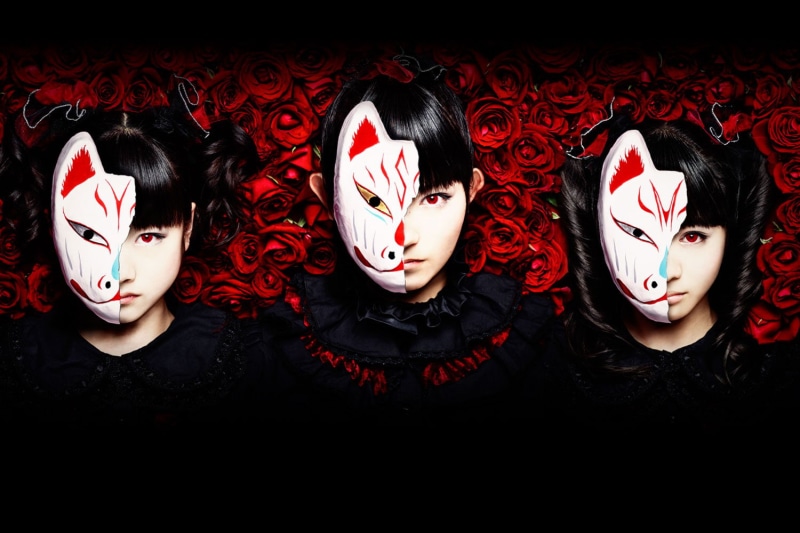 adult, one person, Yui-METAL, human face, representation, Moa-METAL, Asian, black background, white color, indoors, lifestyles, women, black color, 720P
