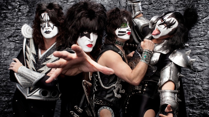 festival, mask - disguise, arts culture and entertainment, Glam Metal, 1080P, KISS, representation, disguise, Heavy Metal, real people, human body part