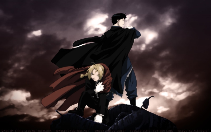 Elric Edward, Full Metal Alchemist, 2K, Roy Mustang, anime