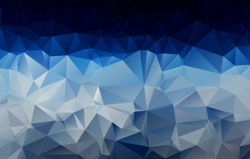 4K, architectural feature, wall - building feature, illustration, multi colored, blue, no people, triangle shape, minimalism, shape, geometric shape, gradient