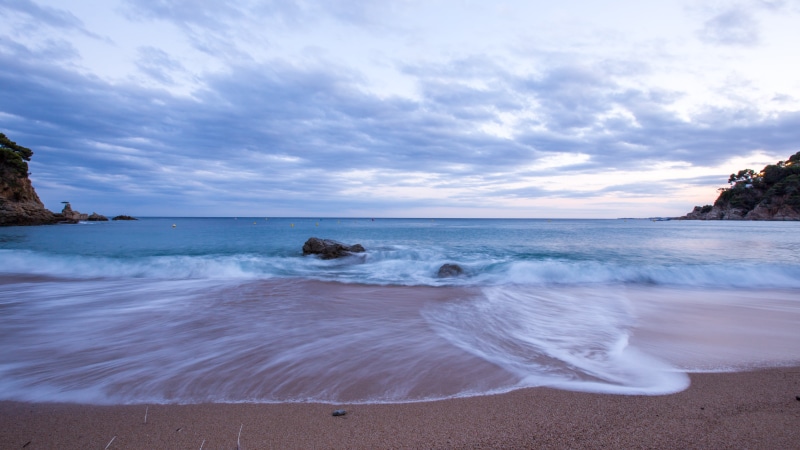 landscape, water, stones, summer, catalonia, nature, panoramic, sand, lover, photography, Beach, coastline, panoramic photography, wave, seascape, scenics