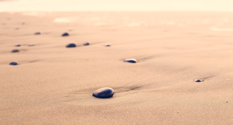 sea, solid, nature, light, environment, tranquility, backgrounds, black, step, focus, selective, pebble, ball, scenics - nature, daytime, stone, black rock
