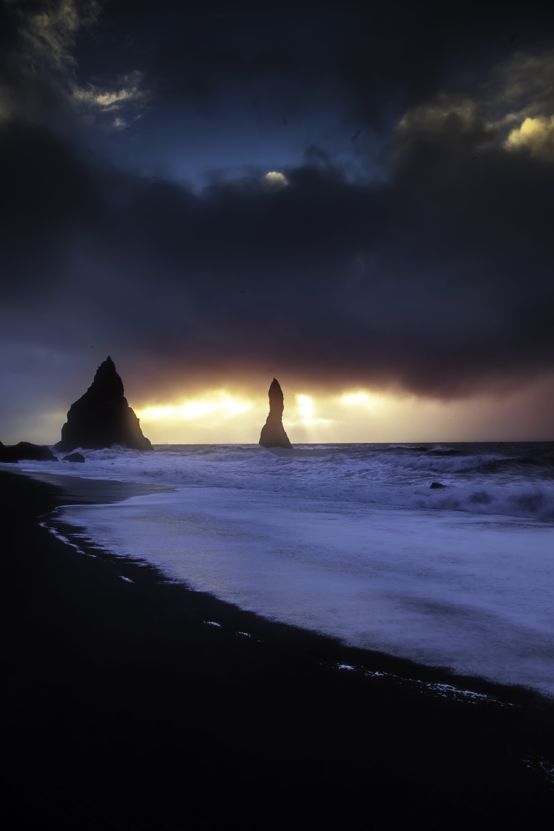 scenics, coastline, horizon over water, scenics - nature, sea-stack, europe, south, ocean, 5K, dramatic sky, sunset, coast, tranquility, tourism, no people