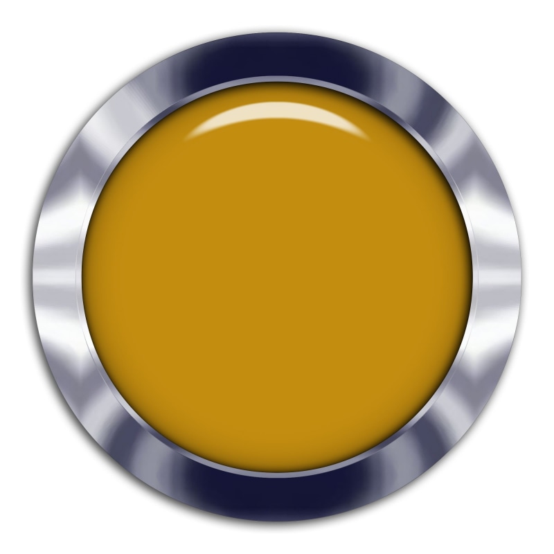 button, studio shot, drink, symbol, indoors, glass, copy space, refreshment, gold colored, food and drink, yellow, icon, design, no people, single object