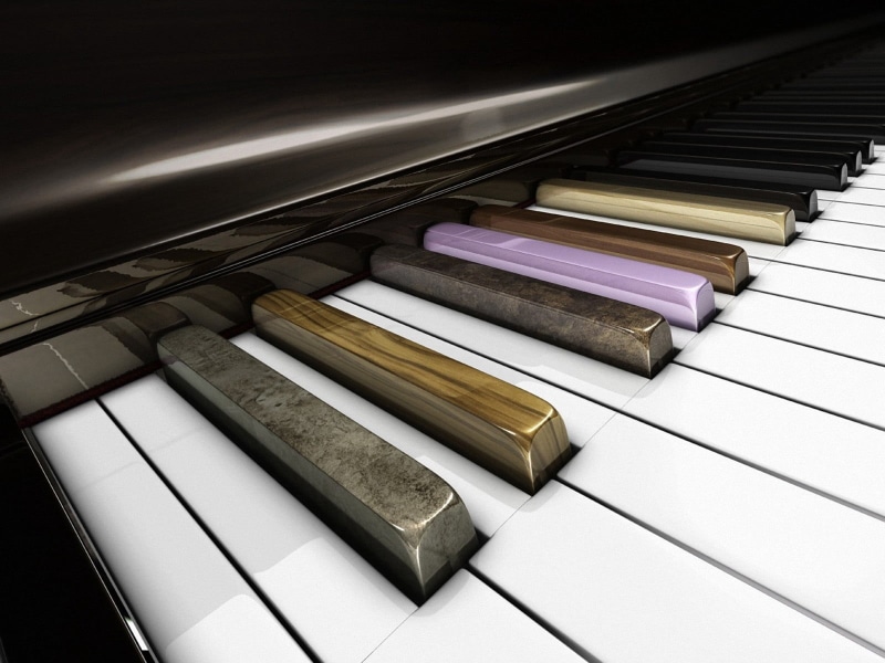 arts culture and entertainment, black Color, 720P, keys, key, art, high angle view, musical Instrument, jazz Music, white, performance, no People, arts And Entertainment