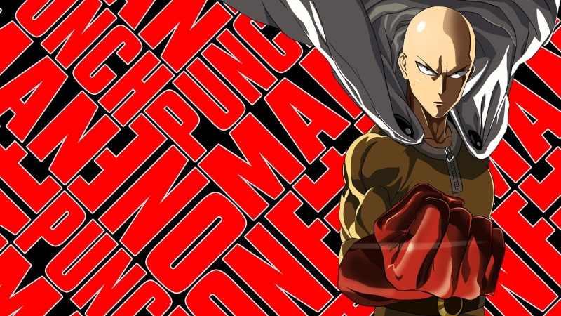 anime boys, outdoors, day, backgrounds, nike, reflection, One-Punch Man, representation, art and craft, pattern, music, male likeness, text, air, still life