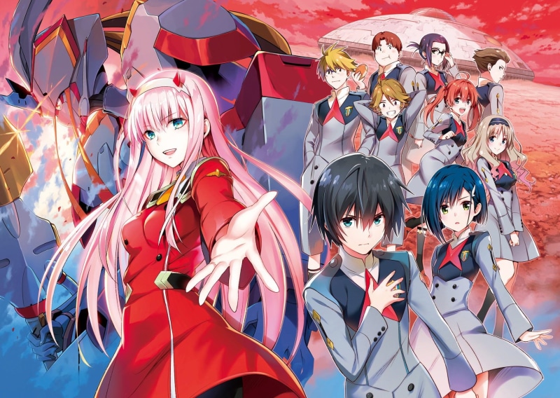 Hiro (Darling in the FranXX), Darling in the FranXX, Strelizia (Darling in the FranXX), 720P, Zero Two (Darling in the FranXX), Anime, Ichigo (Darling