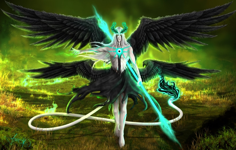 Bleach, 8K, Hollow (Bleach), Bleach Brave Souls, Angel, Espada (Bleach), Ulquiorra Cifer