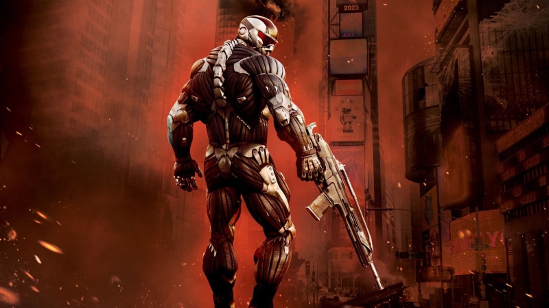 nanosuit, 1080P, Crisis, Crysis 2, The city, weapons, fighter, Crytek