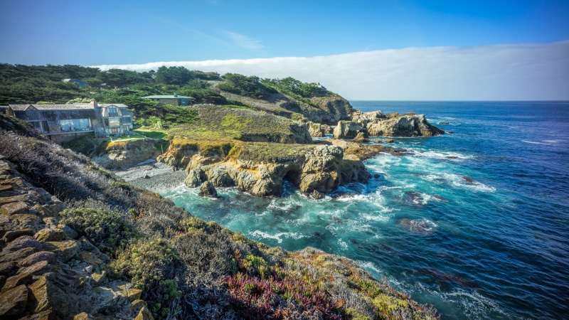 seascape, nature, Travel photography, california, blue, aerial photography, sea, outdoors, a7, atlantic Ocean, Carmel by the sea - California, cliff, rock - Object