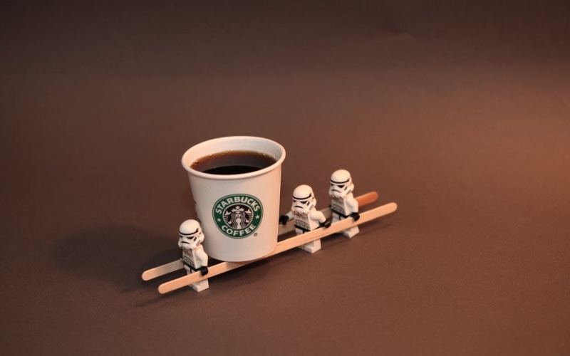 coffee, small, background, brown background, guy, small guy, lego, brown, 720P, hotel