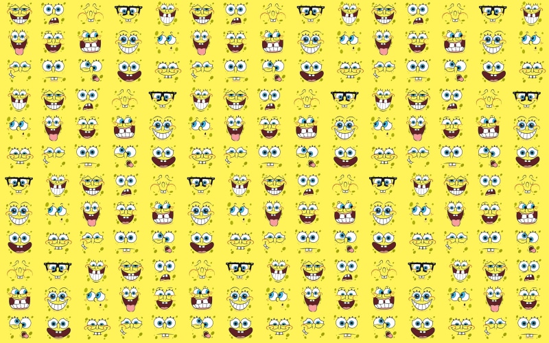 close-up, joy, smile, day, order, arrangement, teeth, vector, 2K, sponge bob, seamless, letter, full frame, cartoon, text, sign, computer Graphic