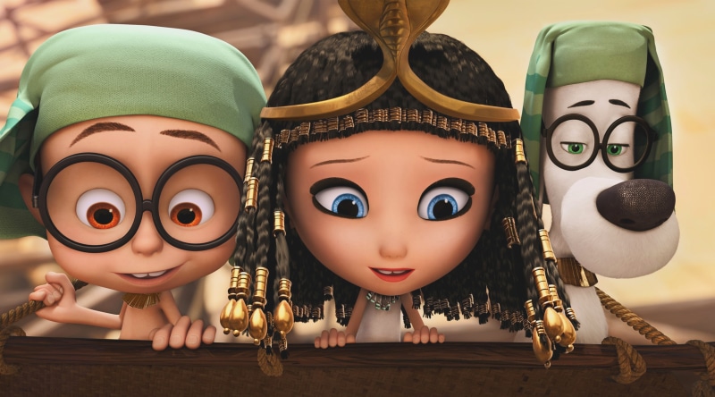 cartoon, Ty Burrell, Film, 2014, indoors, retail, inventor, Penny, Cartoons, Peabody, Sherman, movie, screenshot, doll, representation, Max Charles, 4K