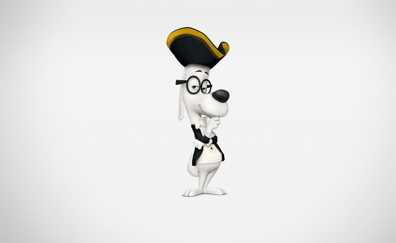Animation, white, inventor, dog, hat, Film, mr, illustration, Mister, childhood, Others, representation, 2K, white background, indoors, 2014, studio shot
