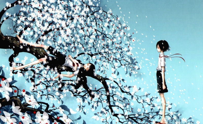 animated, digital composite, day, females, togetherness, nature, two people, black, Artistic, plant, blowing, 2K, women, child, full length, white, wearing