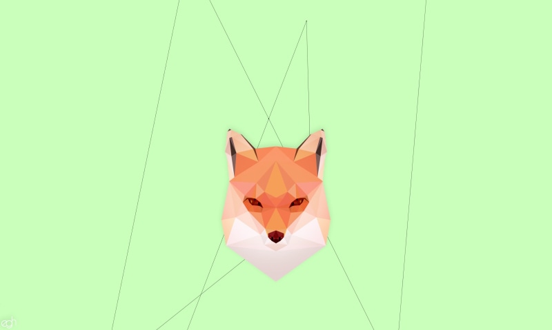fox, craft, colored background, creativity, art and craft, no people, fox cubs , hanging, geometry, 2K, christmas, logo, event, white, copy space, animal representation