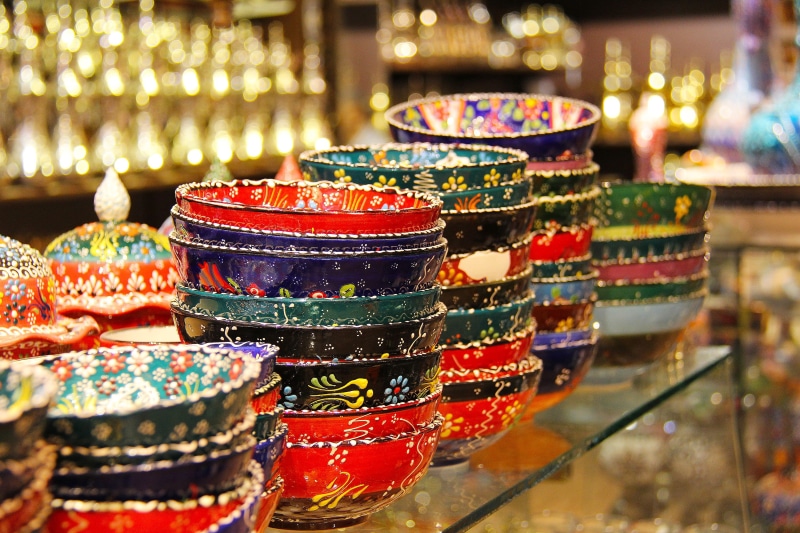 sale, abundance, culture, muscat, multi colored, happy, colorful, indoors, display, buy, illuminated, purchase, still life, shop, large group of objects