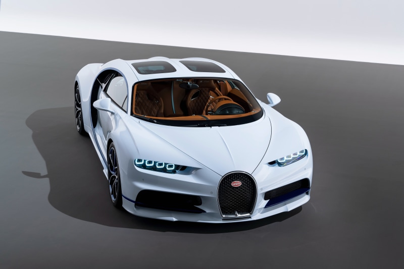 bugatti chiron sky view, 2018 cars, cars, hd, bugatti chiron, 4K, 4k