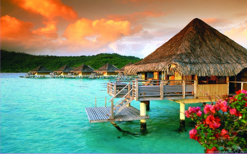 bungalows, regis, polynesia, french, 2K, luxury, tahiti, bora, st