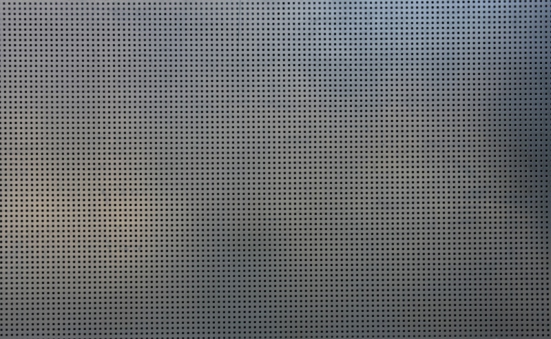 steel, full frame, perforated, backgrounds, abstract, grid, sheet metal, wall, circle, alloy, dark, modern, surface level, iron - metal, pattern, metal grate