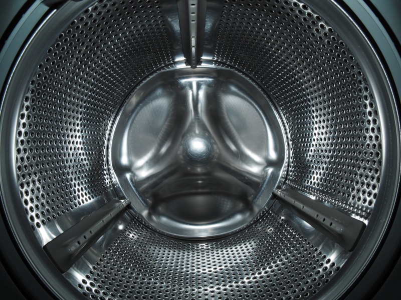 chrome, clean, machine, geometric shape, no people, washing machine, 4K, wash, household equipment, laundry, laundromat, equipment, silver colored, metal
