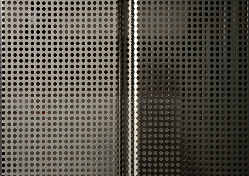 silver - metal, silver colored, pattern, full frame, circle, sheet metal, backgrounds, geometric shape, textured effect, alloy, gray, grid, material collection
