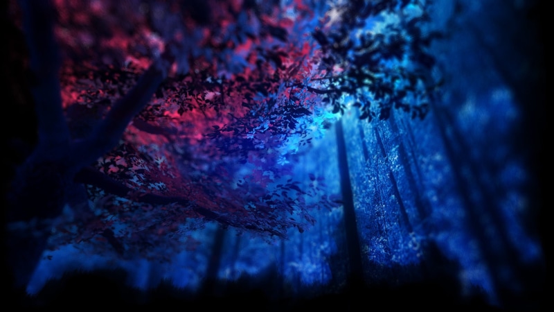 digital, blue, beauty in nature, purple, close-up, no people, geology, plant, 1080P, nature, night, low, Time Rifters, outdoors, stalactite