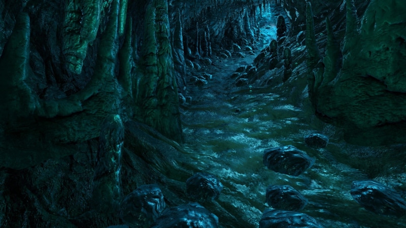 solid, rock formation, cave, water, non-urban scene, Dear Esther, textured, tranquility, day, backgrounds, no people, pattern, outdoors, beauty in nature