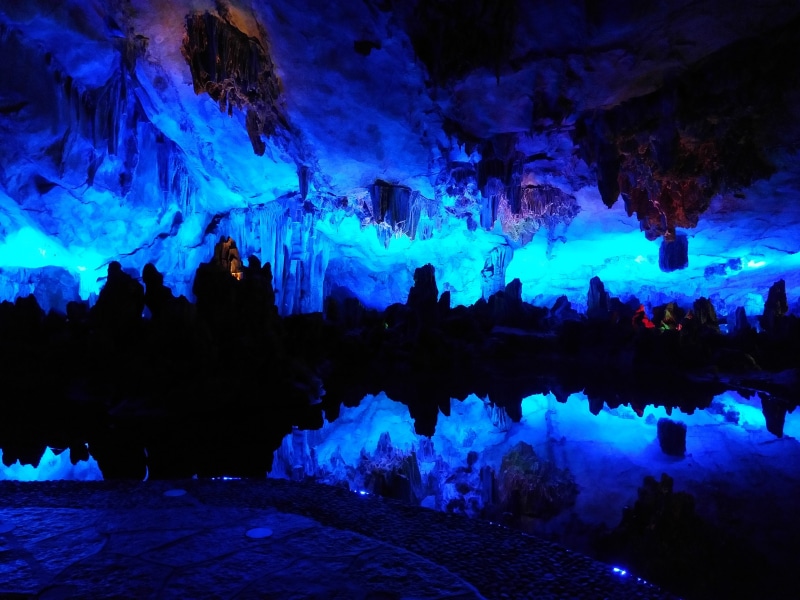 stalactite, solid, stalagmite, cave, star - space, illuminated, indoors, nature, travel destinations, rock formation, night, physical geography, outdoors