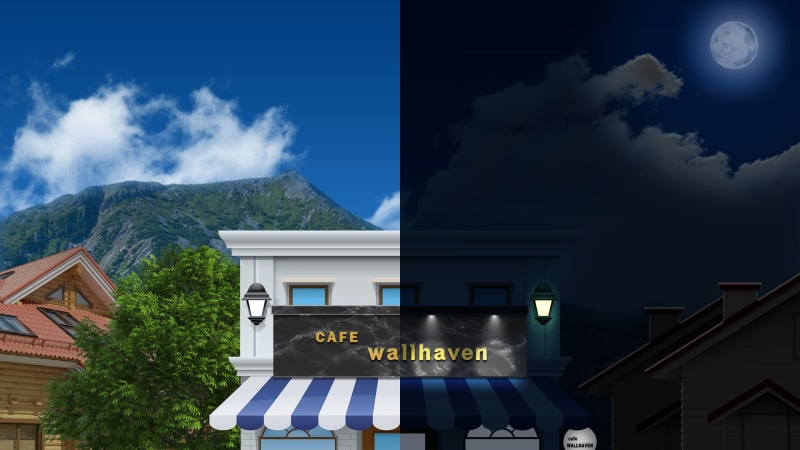 sky, wallhaven, Moon, digital art, 1080P